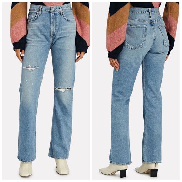 Citizens of Humanity Libby Relaxed Bootcut Jean Seventeen Wash - Picture 1 of 11